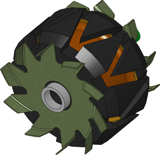 rotor à griffes