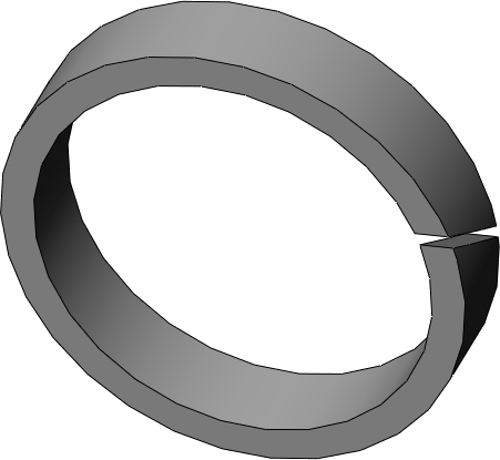 Segment de guidage de 18