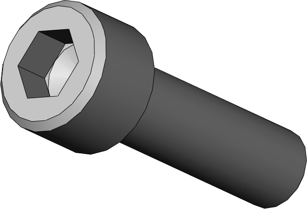 Vis à tête cylindrique à 6 pans creux M6-20