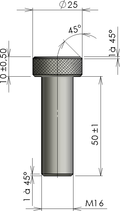 Définition de la chandelle du cric bouteille