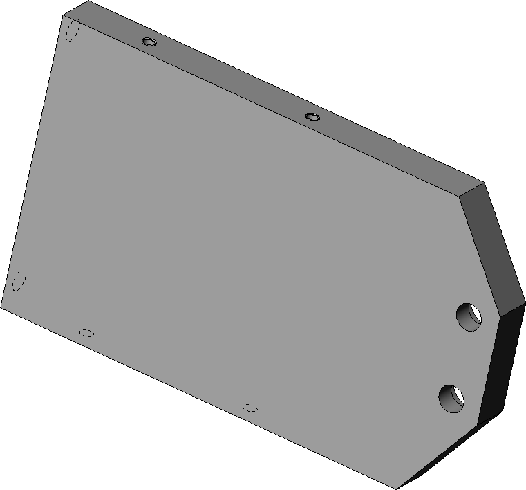 Plaque avant